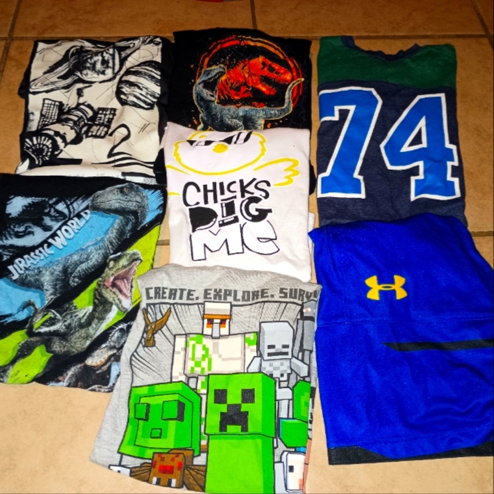 Boys 7/8 Graphic Tee Bundle